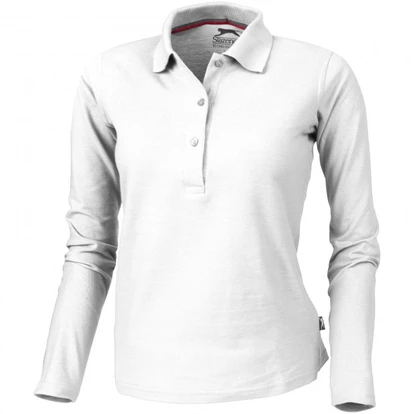 Point long sleeve women's polo