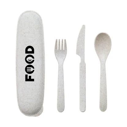 ECO Gusto wheat straw cutlery set