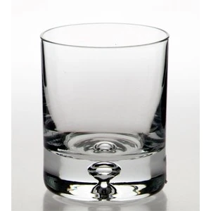 Bubble Base Whisky Glass