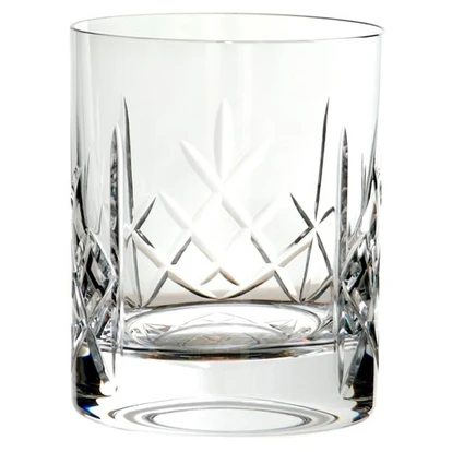 Cut Heavy Crystal Glass Tumbler