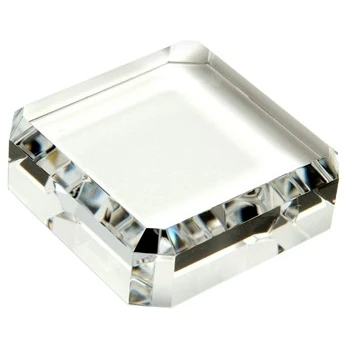 Optical Crystal Square Paperweight