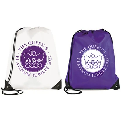 Jubilee Printed Drawstring Bag