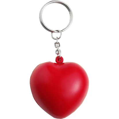 Stress heart, key holder