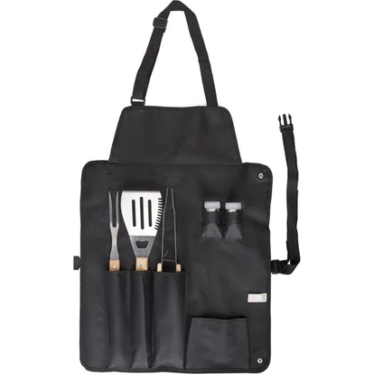 Barbecue Set With Apron 6pc