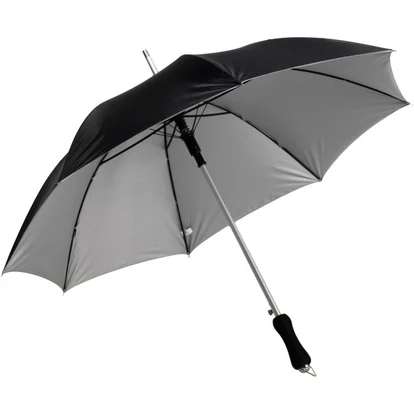 Umbrella with silver underside