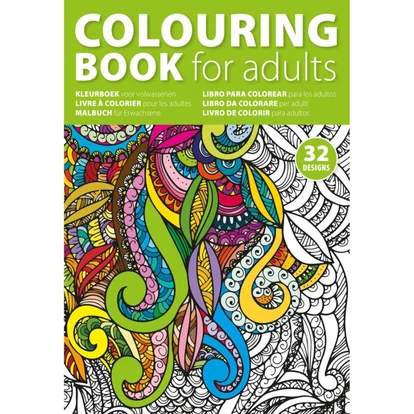 Adult's colouring book.