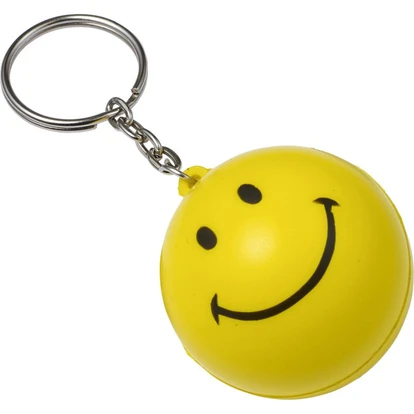 Smiley Face Stress Keyring