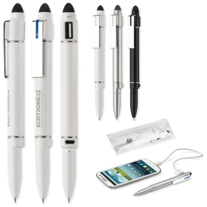 Powerbank ball pen 550mAh & 4GB USB