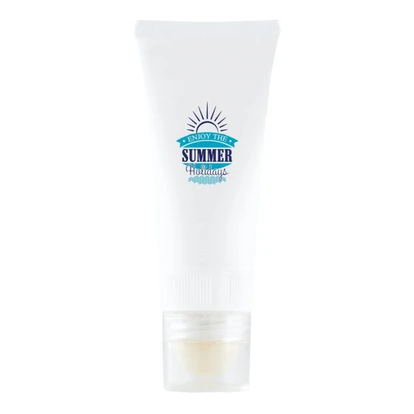 Double tube sun creme and lip balm