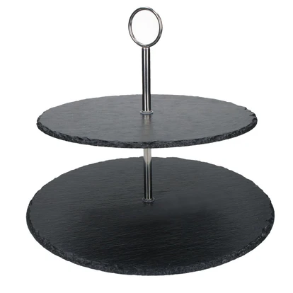 Tiered cake stand "Slate"