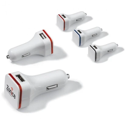 USB car charger square