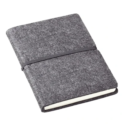 Grey Felt A5 Notebook