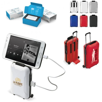 Suitcase powerbank 5000mAh & speaker 3W