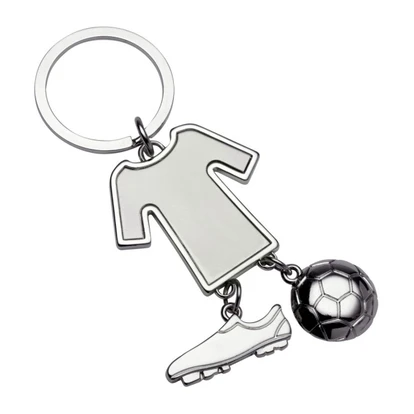 Football Shirt Metal Keyring