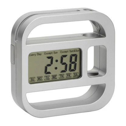 Desk clock with alarm function