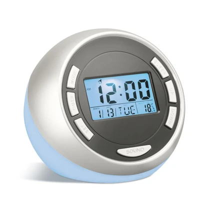 Desk clock with alarm function