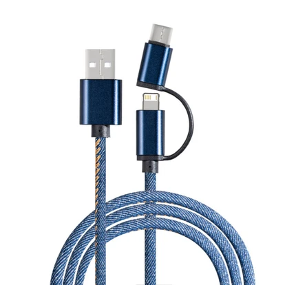 Denim 3-in-1 Charging Cable