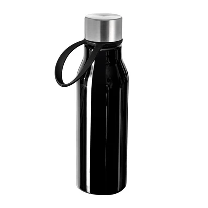 Black Plastic Drinking Bottle