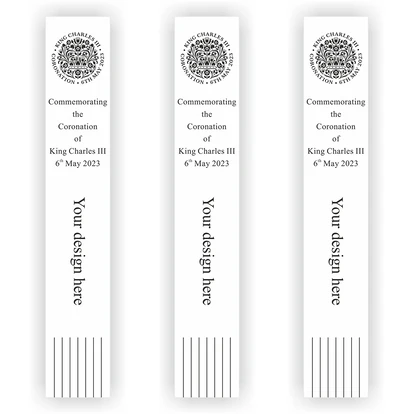 Branded Coronation Book Markers