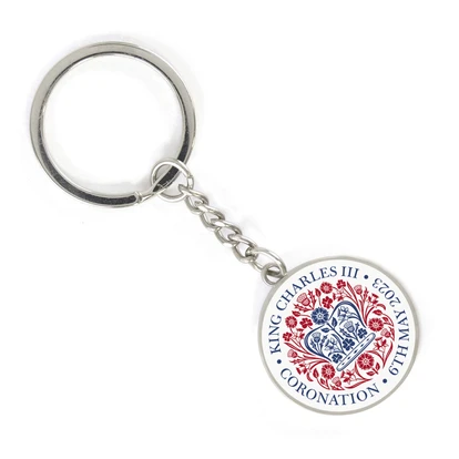 Branded Coronation Metal Keyring