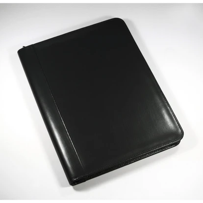 Warwick A4 Zipped Calculator Folder In Black