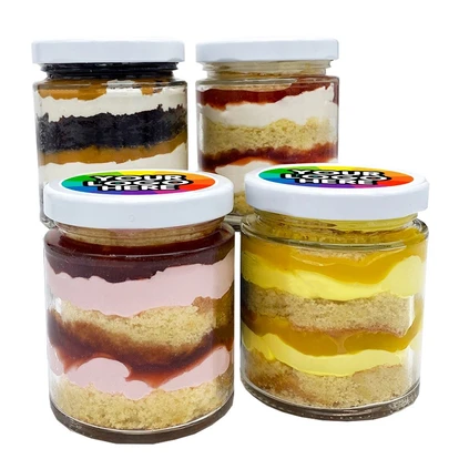 4 Mixed Pack Cake Jars