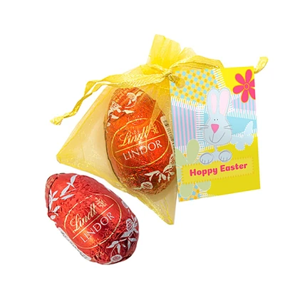 Lindt Egg Organza Bag