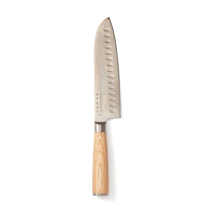 Hattasan Damascus Santoku Knife