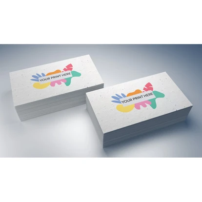 Seed Paper Business Card - Double Sided Print