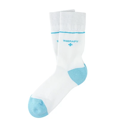 Pressure Free Premium Mid Calf 3/4 Long Socks In Organic cotton.