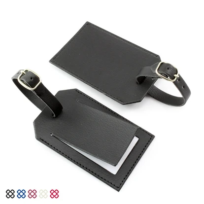 Rectangle Luggage Tag With Security Flap