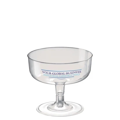 Disposable Plastic Champagne Coupe Glass 180ml