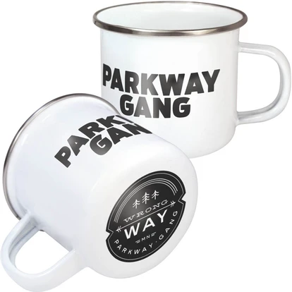 Premium Steel Rim Enamel Mugs 285ml