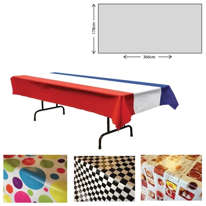 Wipeable PVC Tablecloth 100x100cm