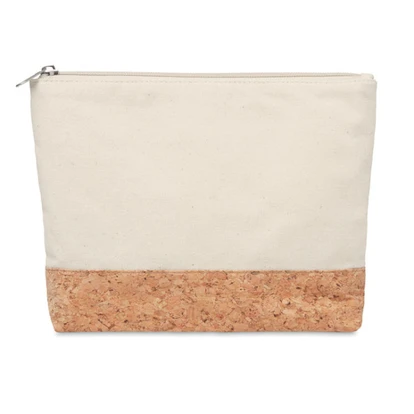 Cork & Cotton Cosmetic Bag