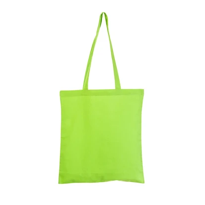 Light Green Coloured Cotton Shopper