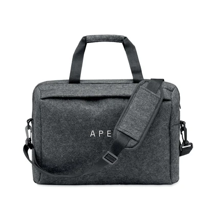 15 Inch RPET Felt Laptop Bag