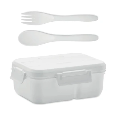 Lunch Box With Cutlery In PP