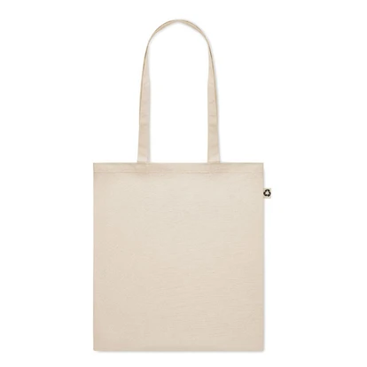 Recycled Cotton Shopping Bag Beige