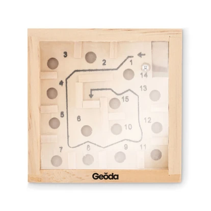 Pine Wooden Labyrinth Game