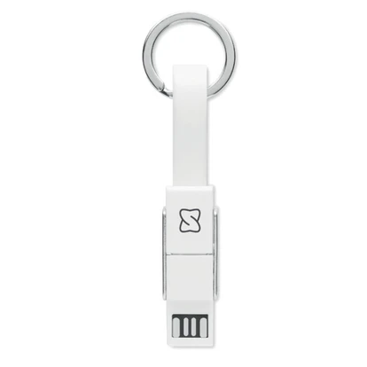 Keyring With 4 In 1 Cable