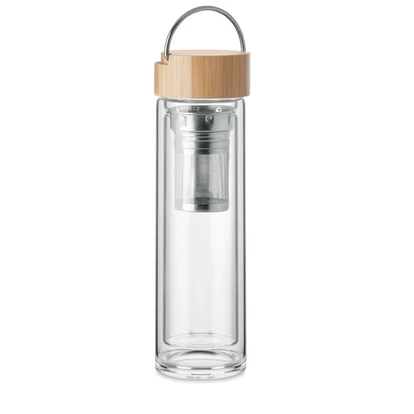 Double Wall Glass Bottle 400ml