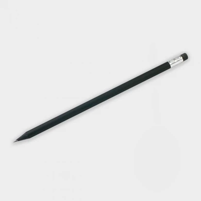 Green & Good Certified Sustainable  Wooden Pencil Black w Eraser