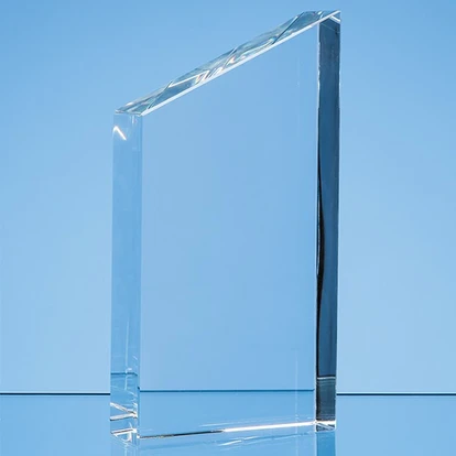 17.5cm Optical Crystal Diagonal Slope Award