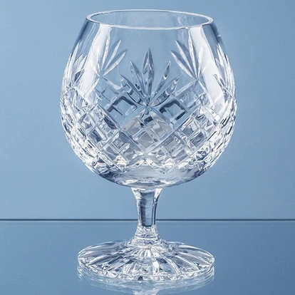 280ml Blenheim Lead Crystal Full Cut Brandy Glass