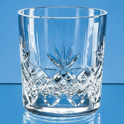 400ml Blenheim Lead Crystal Full Cut Whisky Tumbler