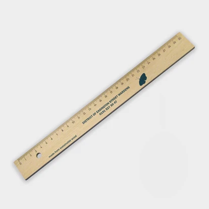 Green & Good Wooden Ruler 30cm - Sustainable