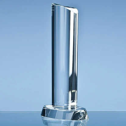 25.5cm Optical Crystal Oval Column Award