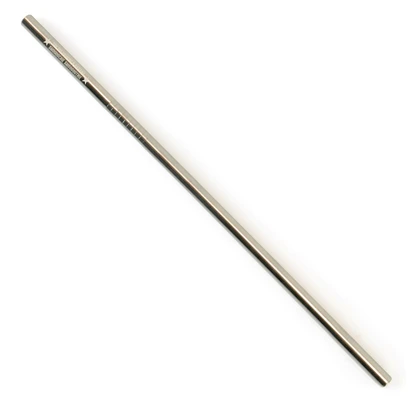 UK Stock Metal Straw Silver