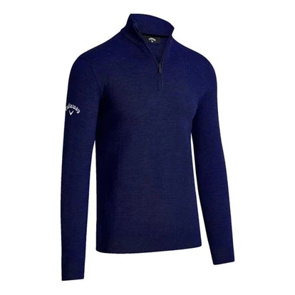 Callaway Golf Gent's Windstopper Quarter Zipped Embroidered Sweater